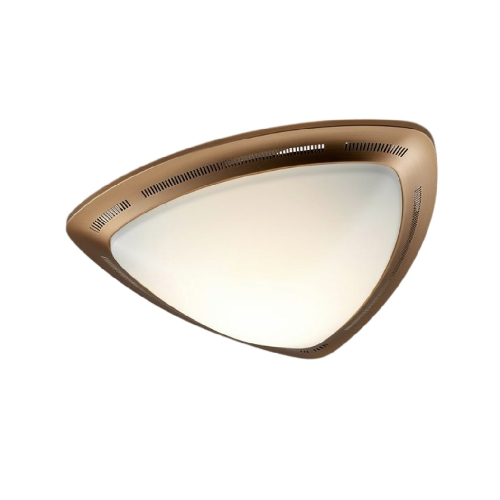 **Technische titel in het Nederlands: Ingebouwde driehoekige plafondlamp met bronzen afwerking**